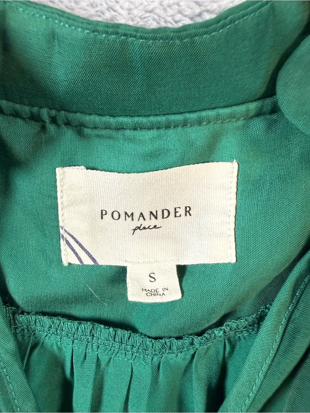 Tuckernuck pomander place Teal 3/4 Sleeve Blouse #3231
